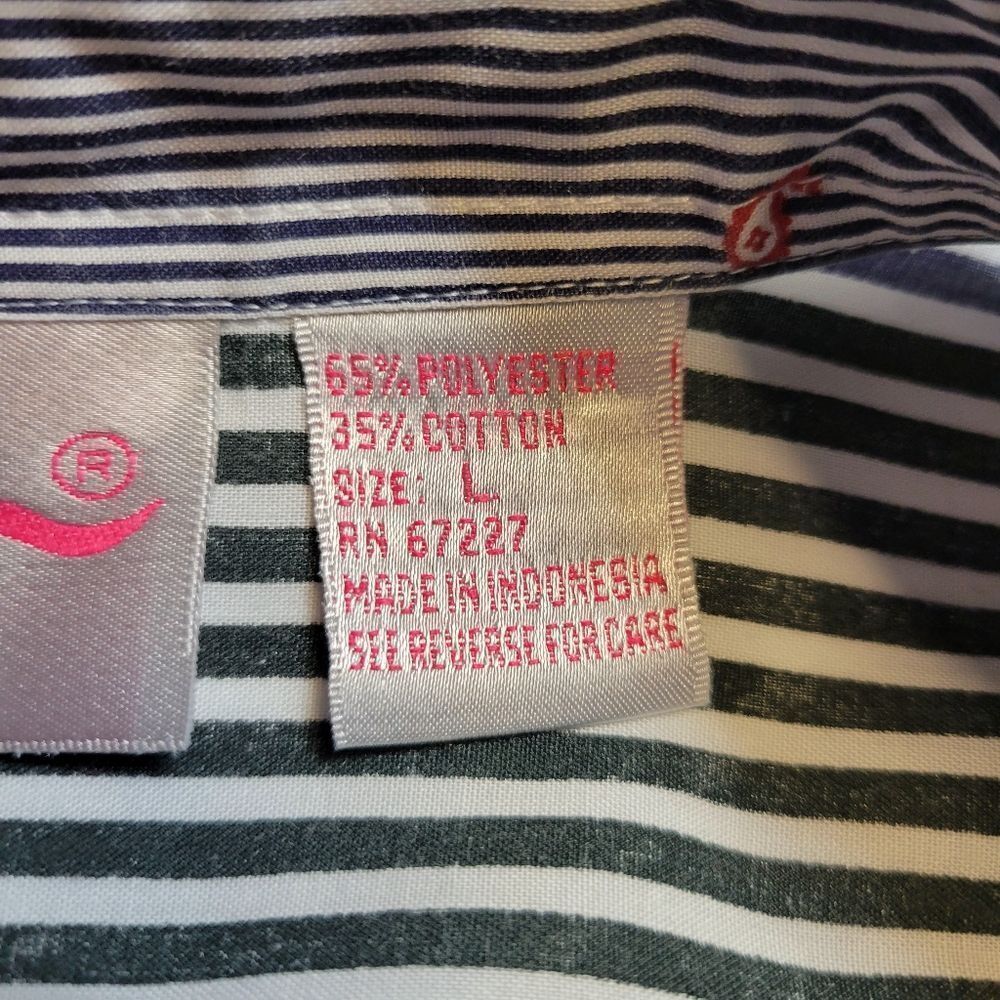 Pennylane Vintage Split Pattern Stripes Button Do… - image 7